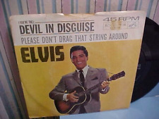 Elvis Presley - NM VINYL & VG+ PIC SLEEVE & EX AUDIO - Devil In Disguise picture
