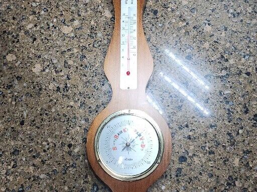 Vintage Linden Themometer Barometer Hygrometer Banjo Weather Station