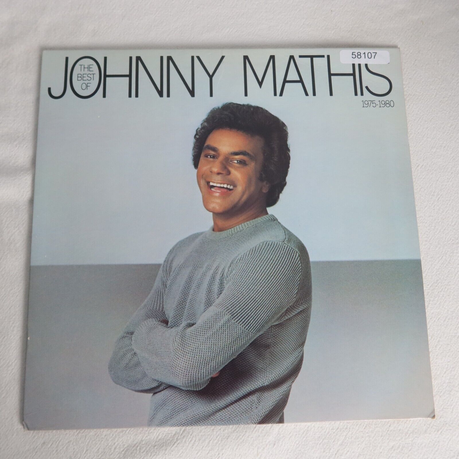 Johnny Mathis The Best Of 1975 1980 LP Vinyl Record Album
