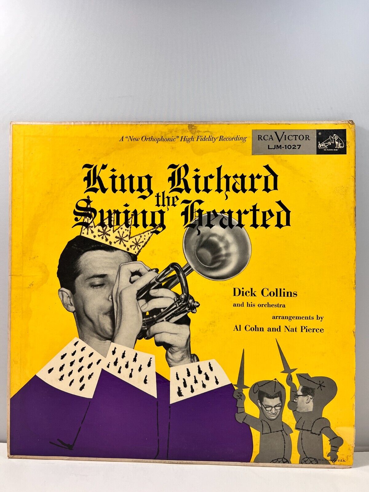 A53 DICK COLLINS: King Richard the Swing Hearted, 1955 RCA Victor LJM-1027 -Jazz