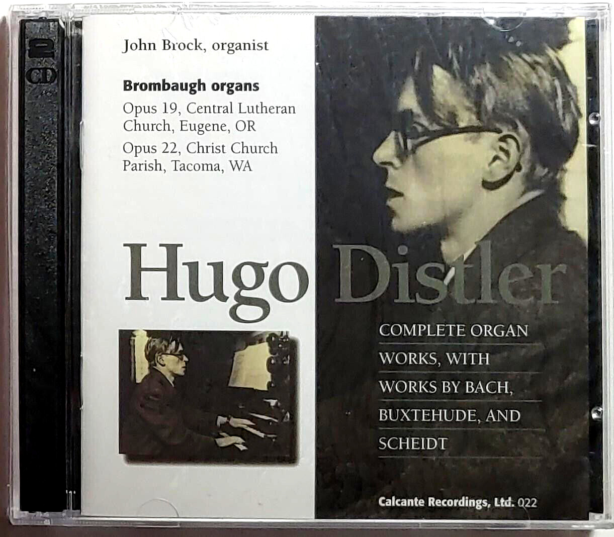 Hugo Distler - Complete Organ Works [2-CD] 1998, Calcante Recordings - BRAND NEW