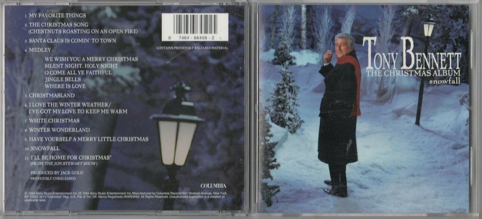 Tony Bennett - Snowfall: The Tony Bennett Christmas Album (CD, Sep-2001)