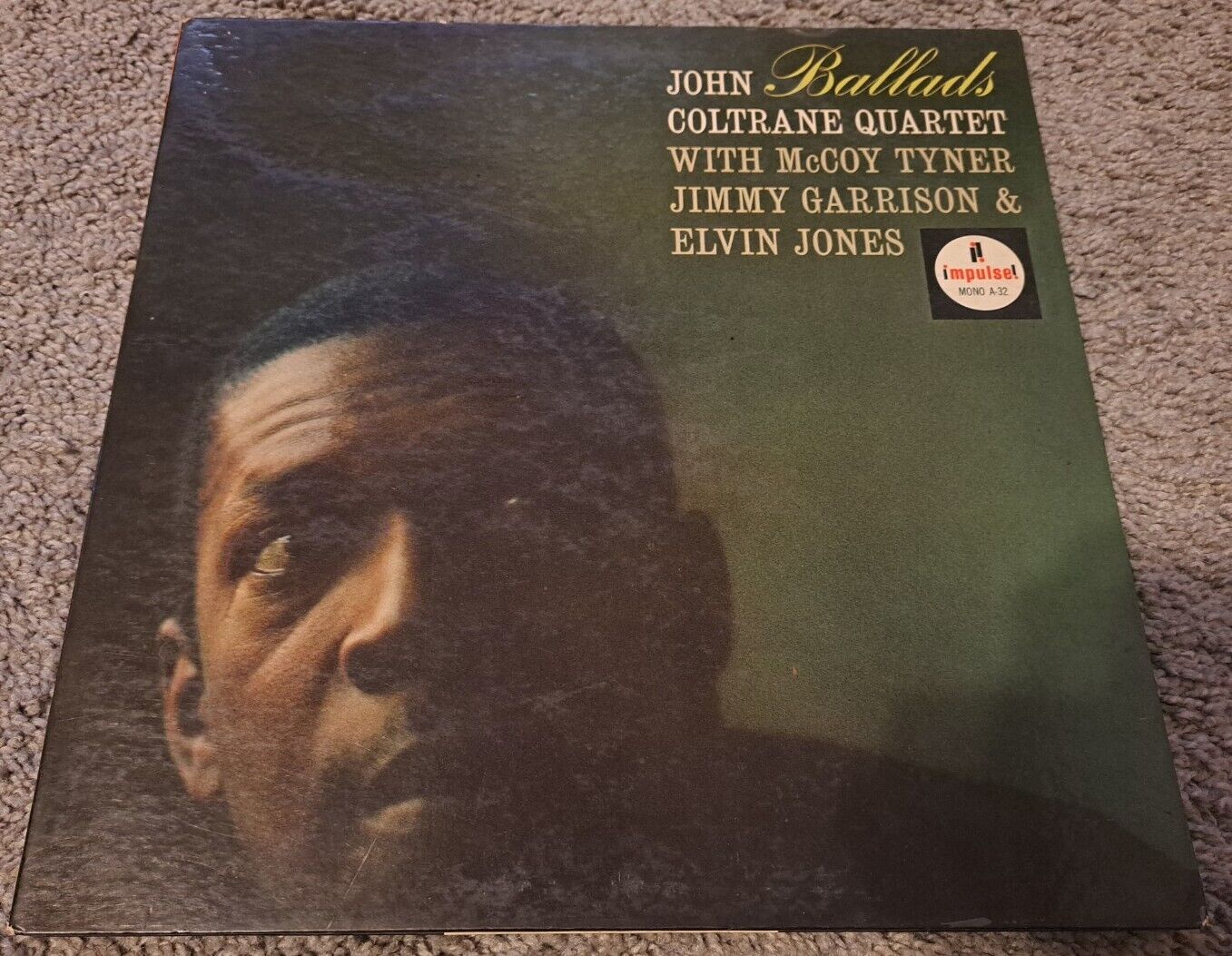 John Coltrane - Ballads LP - Impulse - A-32 Mono AM-PAR