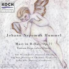 Hummel: Mass in B Flat  Tantum Ergo - Audio CD By Hummel - VERY GOOD picture