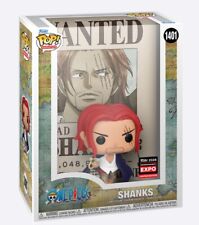 One Piece Funko Pop Shanks Wanted Poster *SHARED* Sticker C2E2 CONFIRMED SALE picture