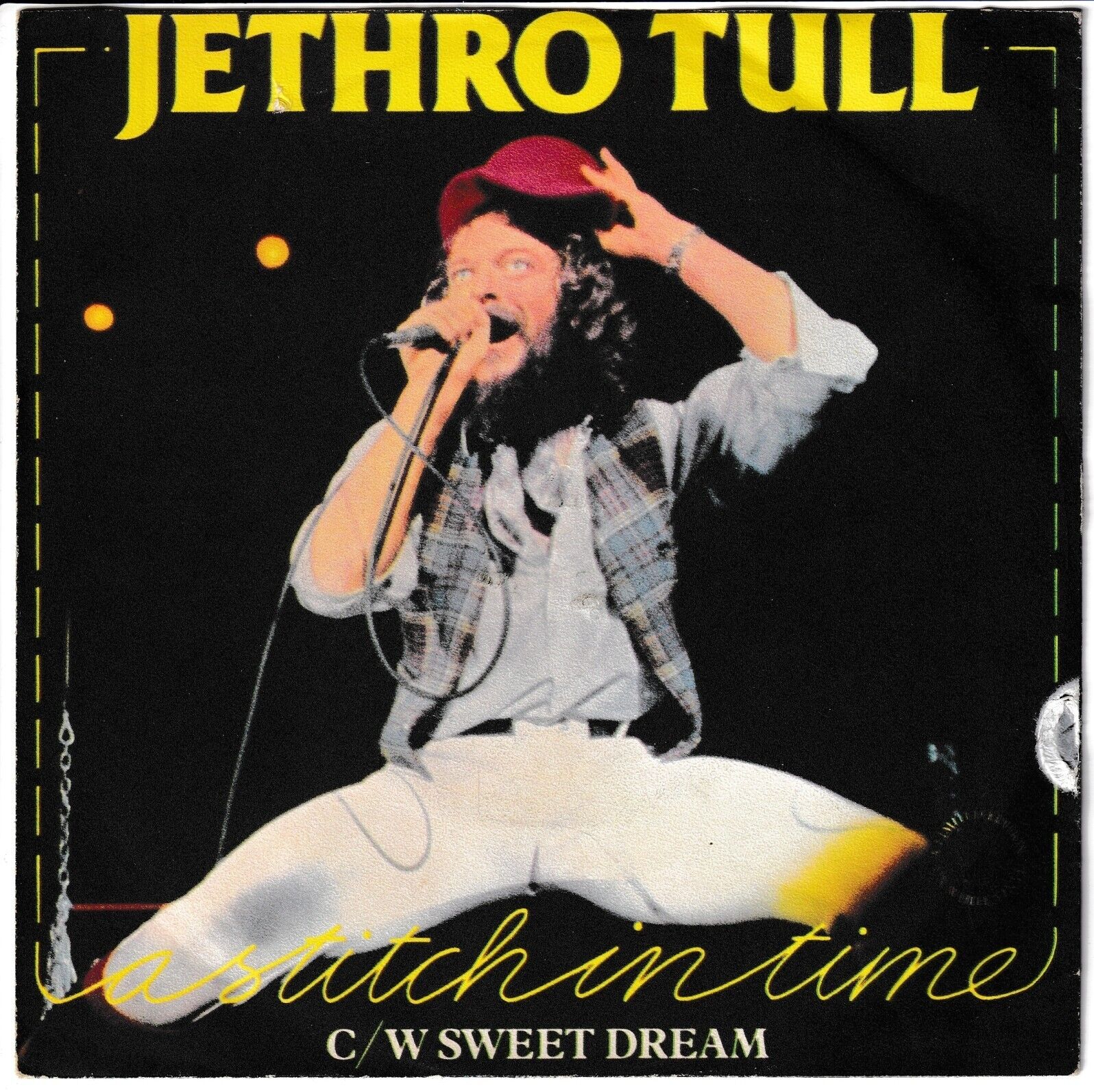 JETHRO TULL-A STITCH IN TIME/SWEET DREAM-RARE ORIGINAL YUGOSLAV 45rpm 7\