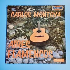 VTG 1959 Carlos Montoya Guitar Aires Flamencos Vinyl LP Flamenco Musidisc Import picture