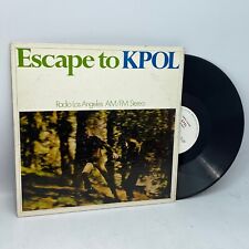 Escape to KPOL Los Angeles Radio Station Promo 1969 Vinyl LP Record Rare VG+ picture