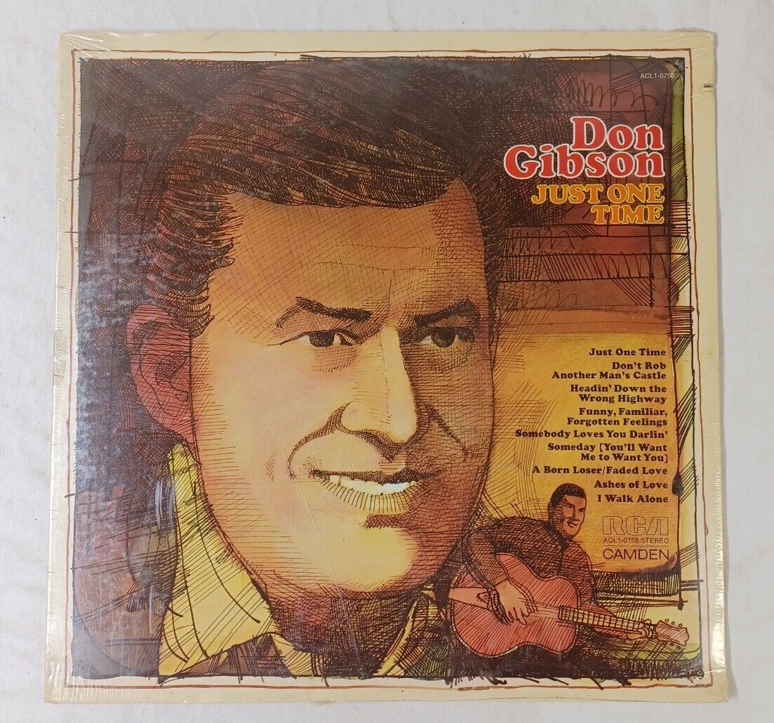 Don Gibson - Just One Time - SEALED LP Vinyl Record RCA Camden 1974