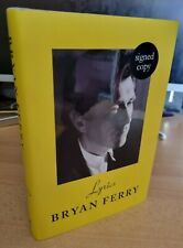 Lyrics - Bryan Ferry SIGNED UK First Edition 1/1 HB NEW picture