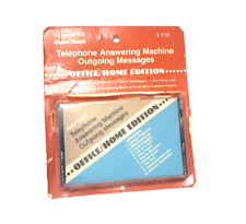 Radio Shack Telephone Answering Machine Outgoing Message OFFICE/HOME Ed Cassette picture