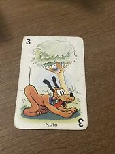 VINTAGE DISNEY 1938 CASTELL PLUTO SHUFFLED SYMPHONIES CARD AMAZING picture