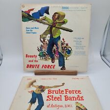 Beauty And The Brute Force Steel Bands 2x Lot BWI Cook Novelty Record Album  picture