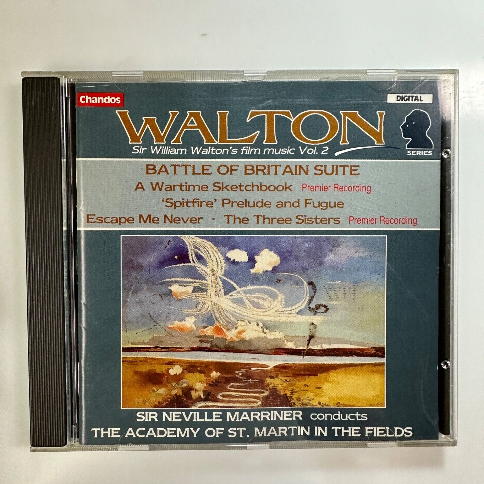 Battle Of Britain Suites Album CD Sir William Walton || Sir Neville Marriner