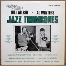 Bill Allred Al Winters Jazz Trombones JTP-101 1974 lp vinyl picture