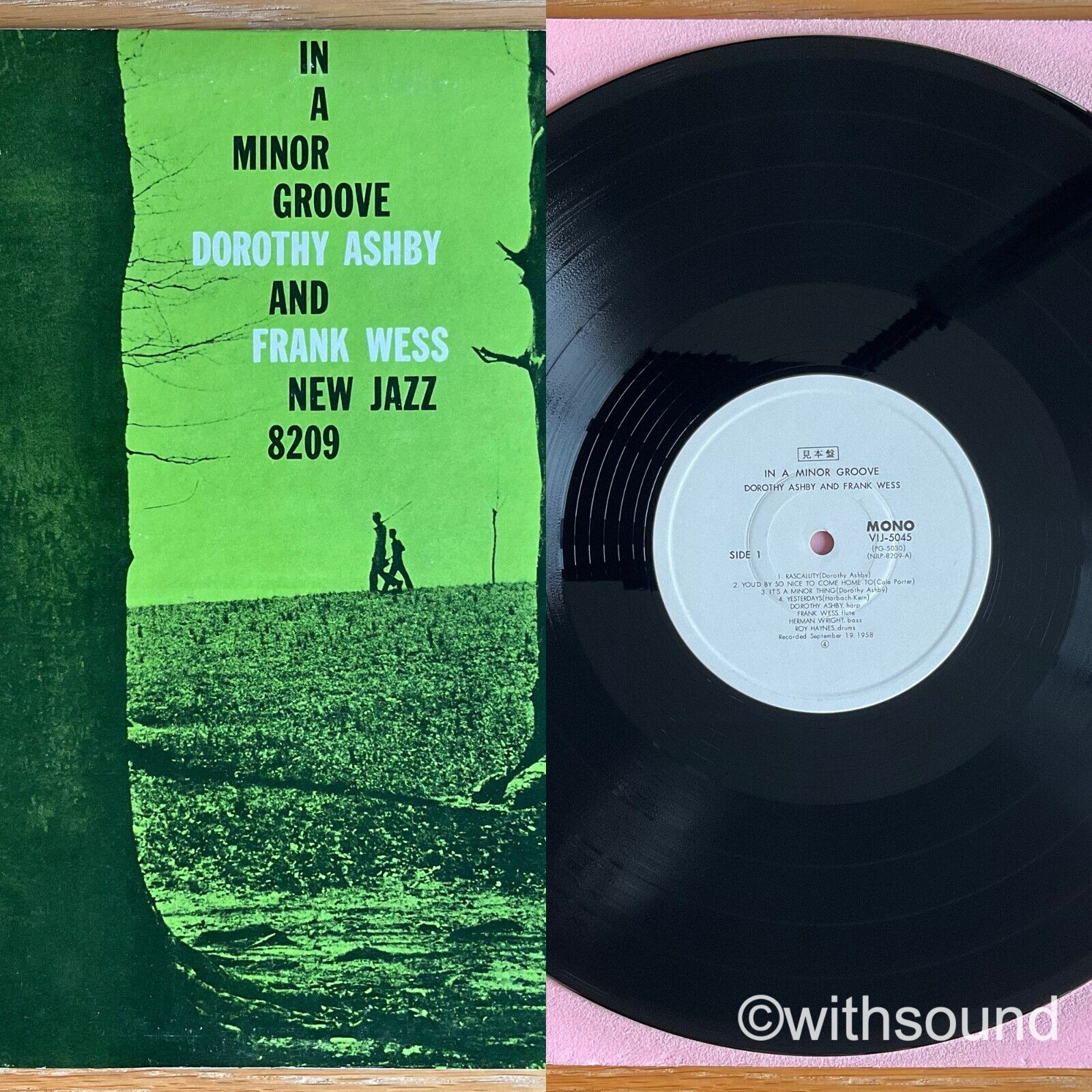 DOROTHY ASHBY AND FRANK WESS In A Minor Groove JAPAN REISSUE PROMO LP VIJ-5045