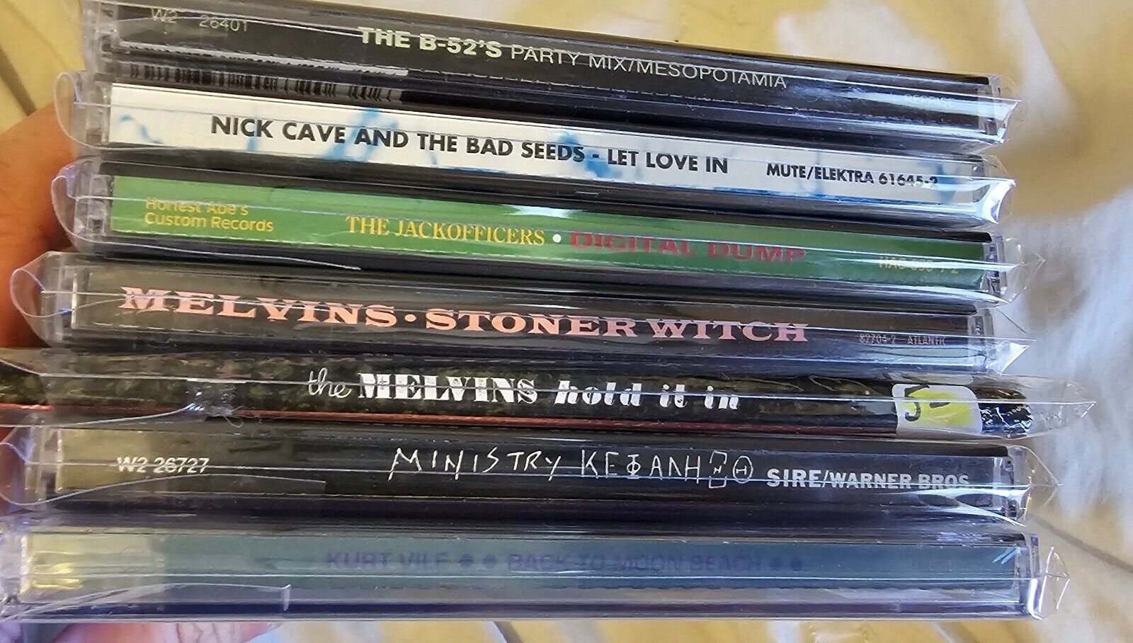 MELVINS BUTTHOLE SURFERS MINISTRY CAVE Lot of 7 CDs Indie Very Good Cleaned