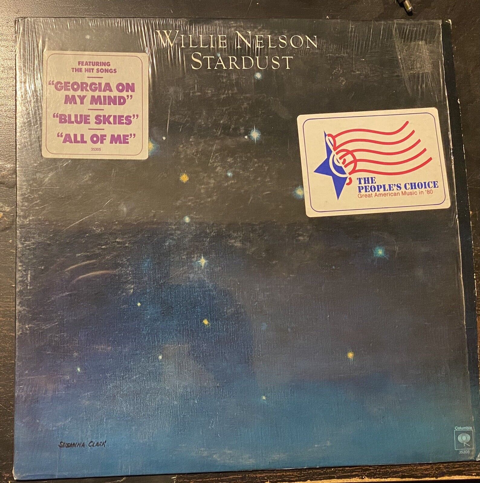 Willie Nelson Vintage Vinyls “The Troublemaker” and “Stardust” Good Condition