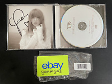 Taylor Swift SIGNED HEART The Tortured Poets Dept CD + The Manuscript ❤️In-Hand picture