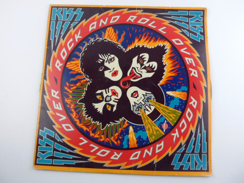 Vintage Vinyl Kiss - Rock And Roll Over LP - 1976  - Casablanca