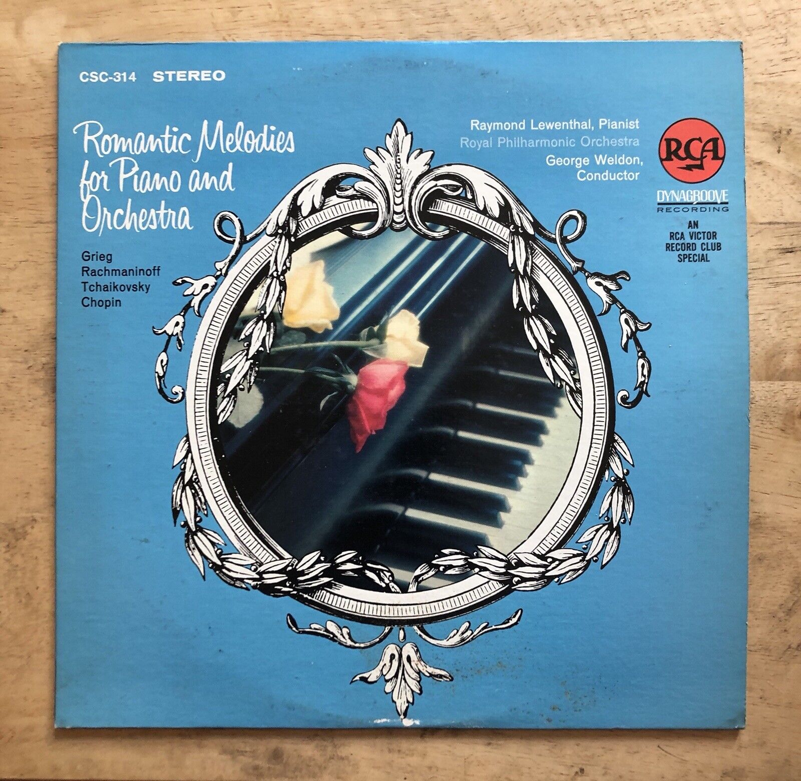 Vintage Romantic Melodies For Piano And Orchestra 1965 Vinyl RCA Victor CSC-314