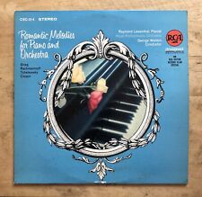 Vintage Romantic Melodies For Piano And Orchestra 1965 Vinyl RCA Victor CSC-314 picture