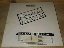 GENESIS THREE SIDES LIVE WHITE LABEL 1982 2XLP VINYL ALBUM  picture