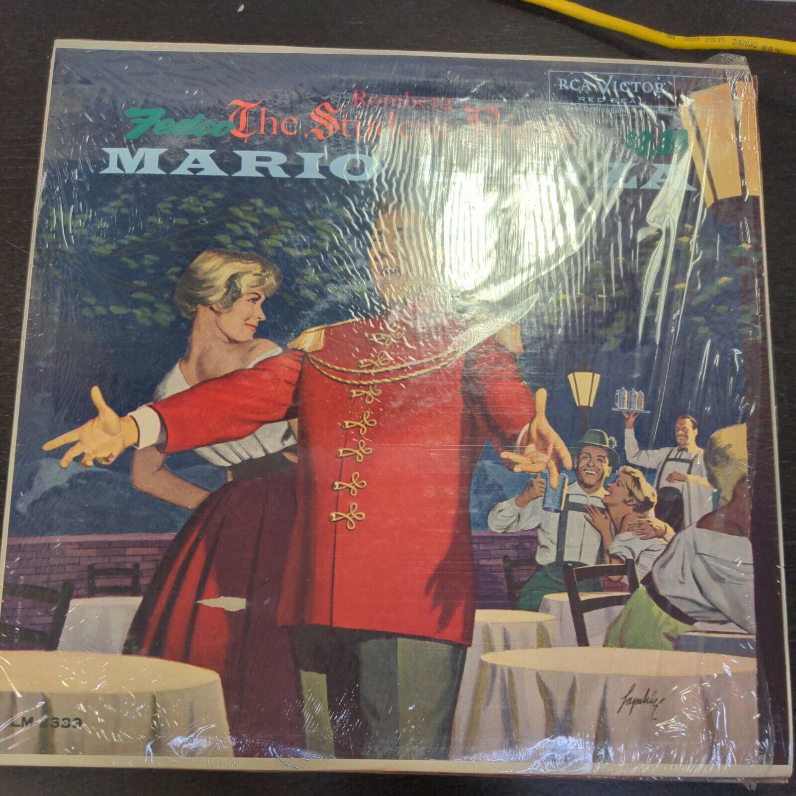 Record Album Mario Lanza The Student Prince LP VG