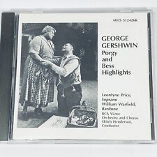GERSHWIN: PORGY & BESS HIGHLIGHTS - LEONTYNE PRICE - WILLIAM WARFIELD, RCA / MHS picture