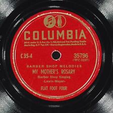 FLAT FOOT FOUR My Mother'S Rosary COLUMBIA 35796 VG+ 78rpm 10