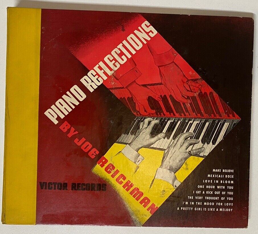 Vintage Joe Reichman Piano Reflections, 78 RPM, 4 Disc Book set, Victor records