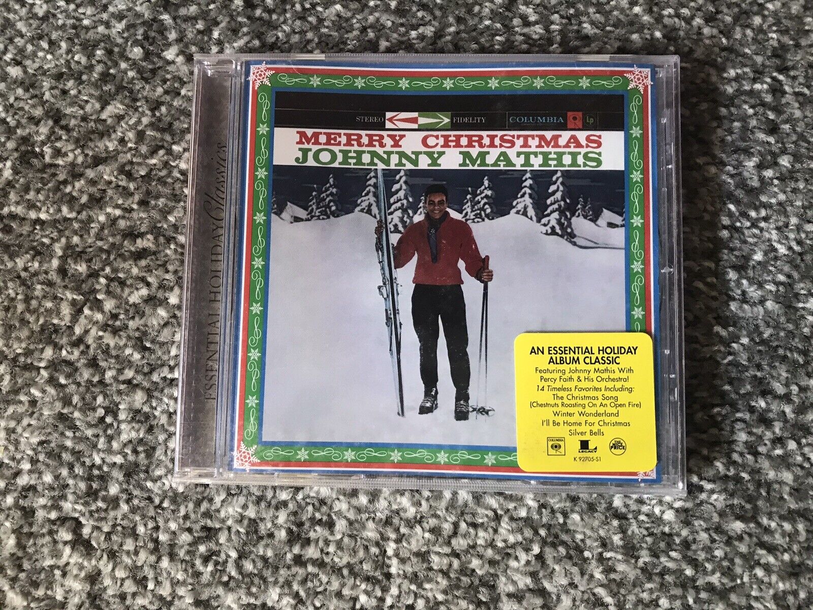 Johnny Mathis  Cd - Merry Christmas   W/ Bonus Tracks  2003  Brand New & Sealed