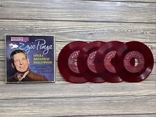 Vtg RCA Victor Ezio Pinza 4 Record Set 45 rpm Red Seal  picture
