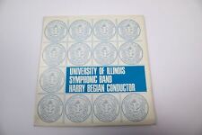 VTG University of Illinois Symphonic Band - Harry Begian 1970s Crest Record #62 picture