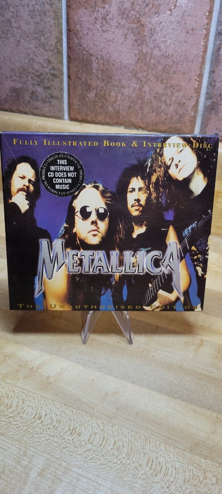 Metallica ‎limited Edition Illustrated Book and Interview Disc 1 Pcs - 1996 VG+