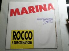 Rocco & The Carnations, 45 RPM, Marina, Vinyl 7 