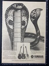 YAMAHA ELECTRIC GUITARS - COBRA - 1979 VINTAGE POSTER SIZE ADVERT XLA1 picture