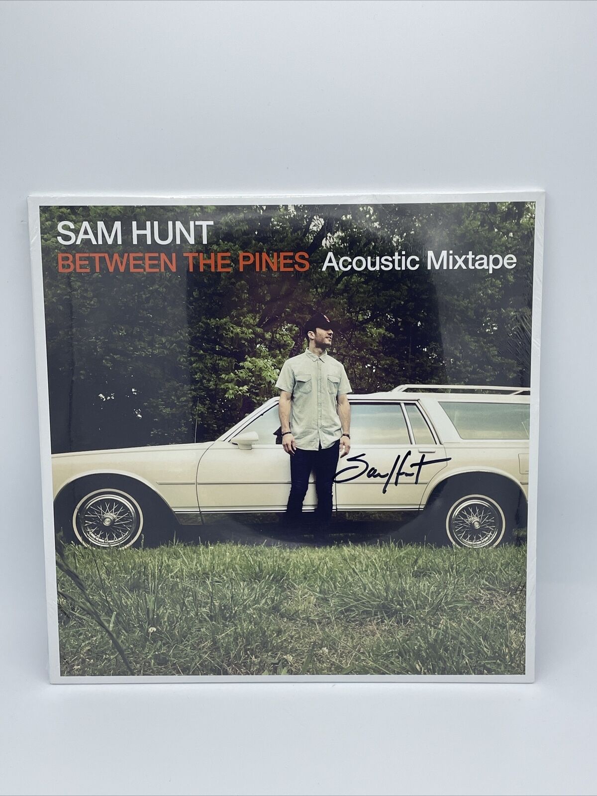 Sam Hunt SIGNED Between The Pines Acoustic Mix Tape Green Vinyl Autographed 2 LP