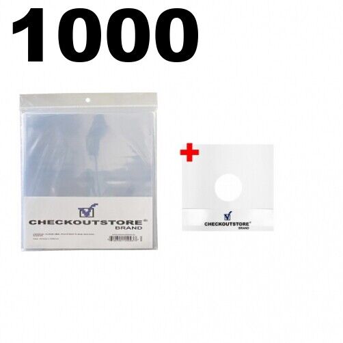1000 COS Clear Plastic OPP 12
