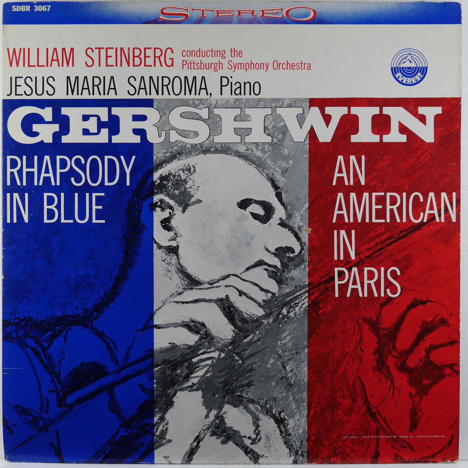 GEORGE GERSHWIN SANROMA Rhapsody In Blue EVEREST SDBR 3067 EX / VG+ 1960