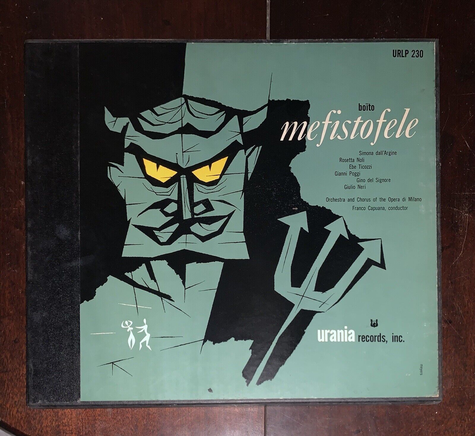 4 MINT LPs.  Arrigo Boïto, Mefistofele Opera In Four Acts 1953 Urania URLP 230