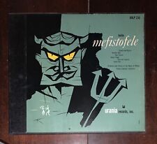 4 MINT LPs.  Arrigo Boïto, Mefistofele Opera In Four Acts 1953 Urania URLP 230 picture