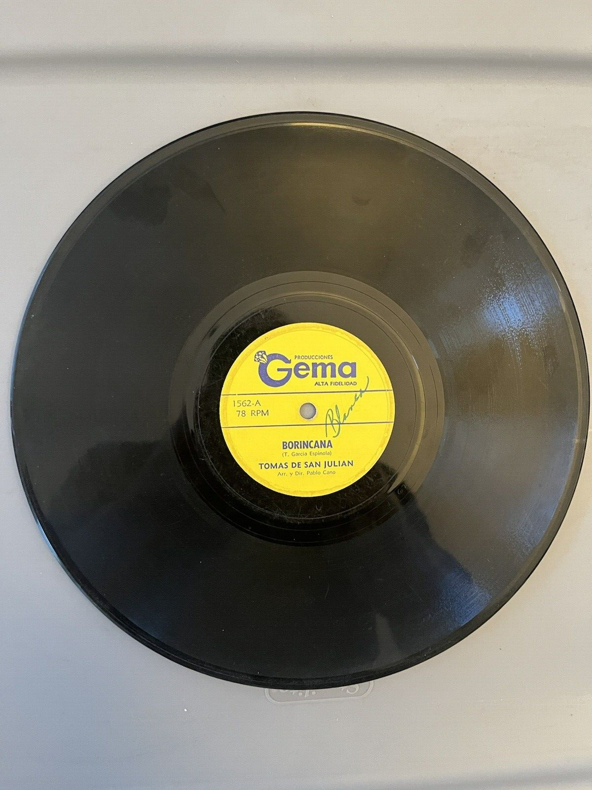 Vintage Tomas De San Julian (Dios es Testigo, Borincana) Vinyl LP78 Record