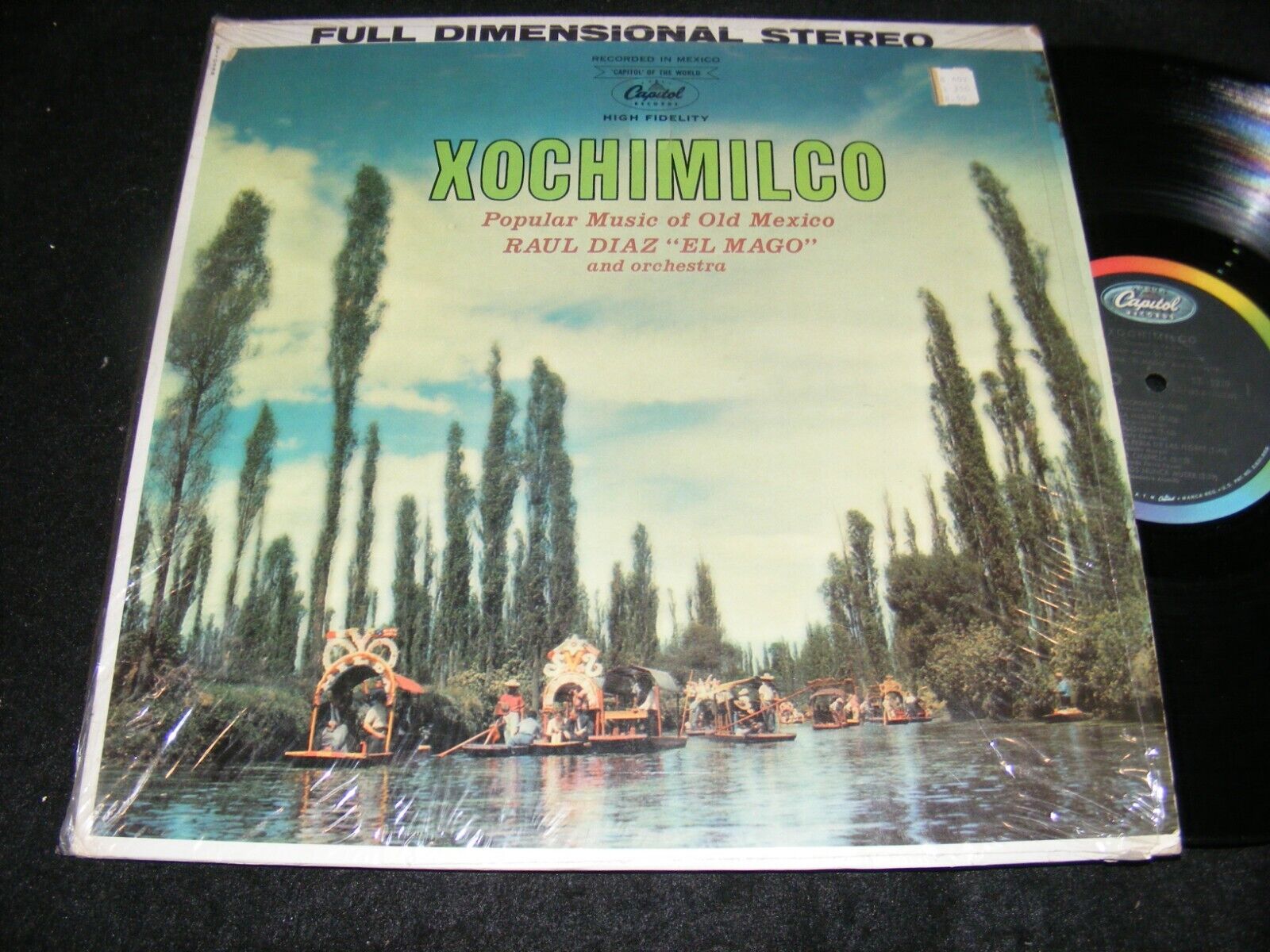 XOCHIMILCO CAPITOL The World LP STEREO BANNER Popular Music of Old Mexico R DIAZ