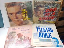 4 Vtg A.A. Allen  Pentecostal Revival Records God's Prophecies on 5 Vinyl Lp picture