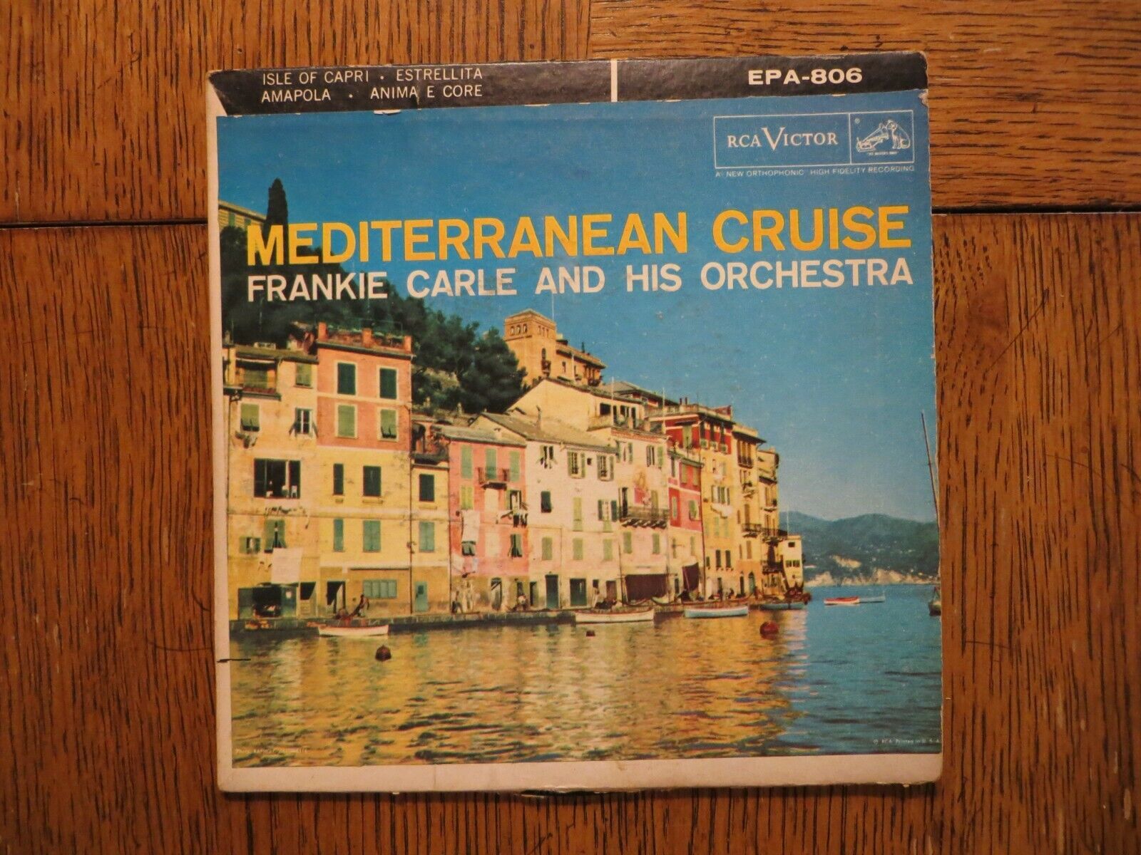 Frankie Carle & His Orchestra – Mediterranean Cruise - 1956 EPA-806 7\