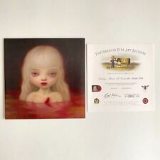 Signed Mark Ryden, Starling LE 892/1000 Red Vinyl 7” Band Aid Covers Bullet Hole picture