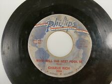 Charlie Rich RnR 45 Who Will The Next Fool Be/Caught In The Middle  picture