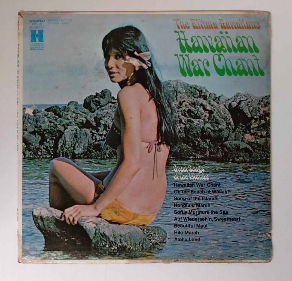 The Kilima Hawaiians Hawaiian War Chant Great Songs of the Islands Vinyl 33 RPM