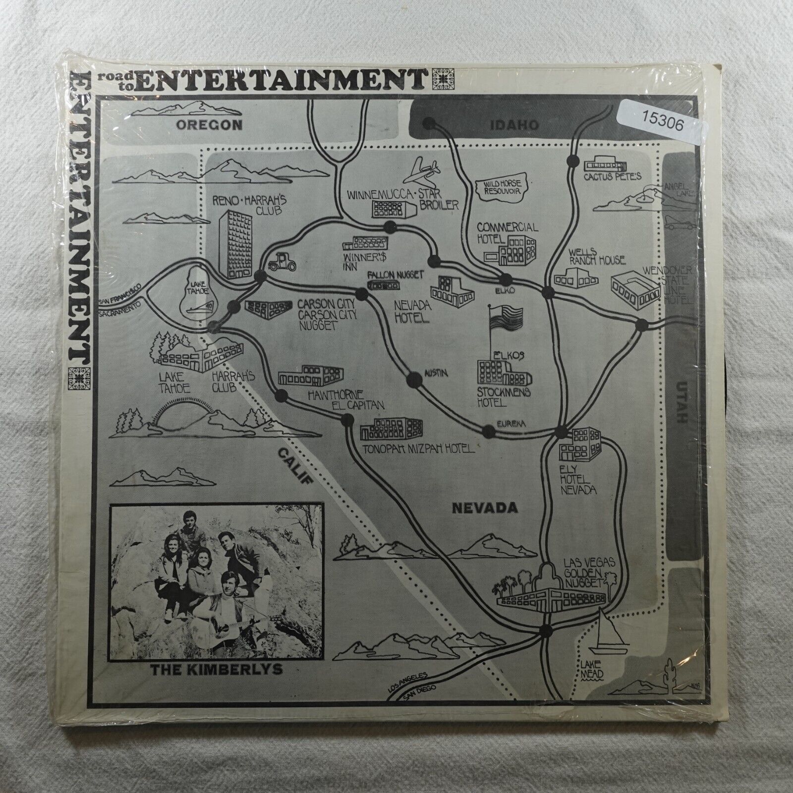 The Kimberlys Road To Entertainment   Record Album Vinyl LP